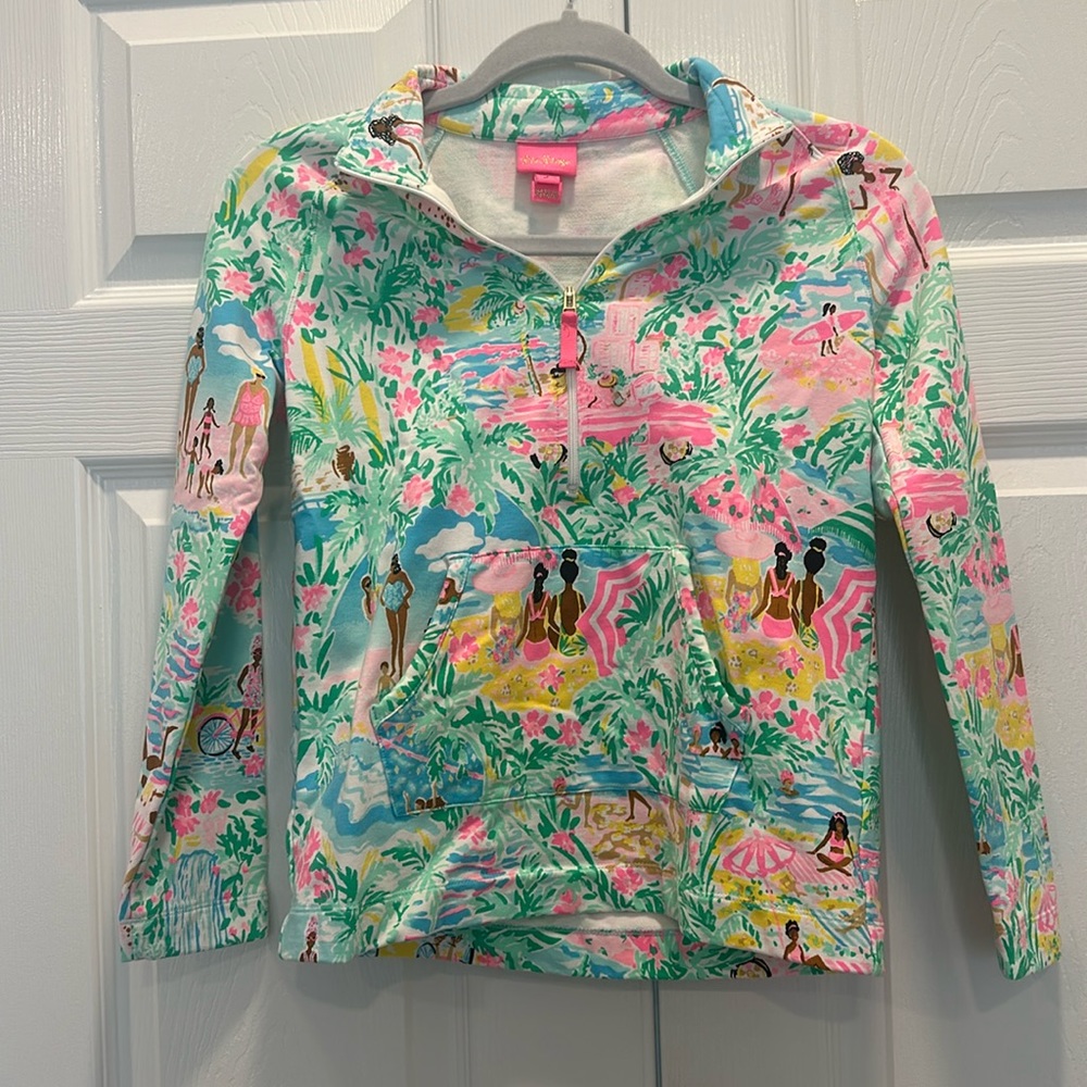 Kids Lilly Pulitzer popover size XL 12/14